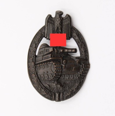 Auktion 370<br>Panzerkampfabzeichen, in Bronze [1]