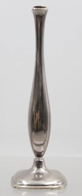 Auktion 370<br>Solifleur-Vase, 835er Silber, gefüllter Stand, zus. ca. 80,9gr., H-19cm [1]