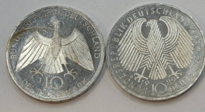 Auktion 370<br>2x 10 DM Sondermünzen BRD [1]