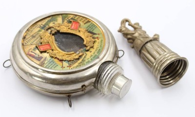 Auktion 370<br>schöneReservistenflasche, um 1910, L-23,5cm [1]