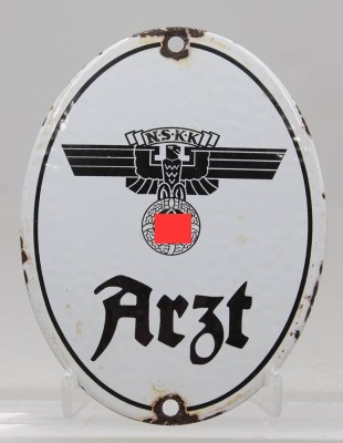 Auktion 370<br>Replik, Emailschild der NSKK 