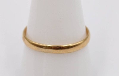 Auktion 370<br>älterer Ehering, 18ct GG, 2gr., RG 62 [1]