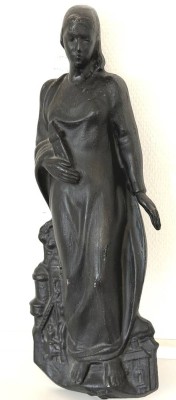 Auktion 370<br>Metall-Wandfigur, H-50 cm [1]