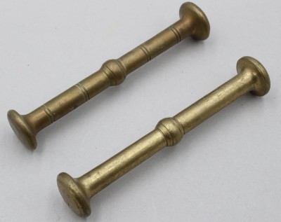 Auktion 370<br>Paar Mörser-Stössel, älter, ca. L-20,5cm [1]