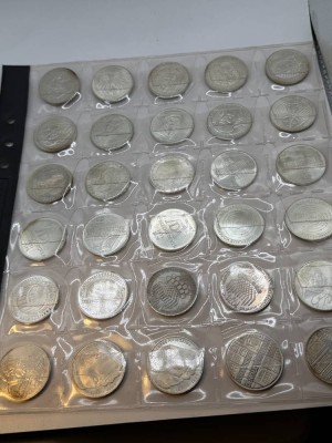 Auktion 370<br>57x 5 DM Sondermünzen, BRD, Silber [1]