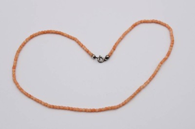 Auktion 370<br>Halskette, Engelshautkoralle, ca. L-37cm [1]