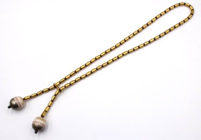 Auktion 370<br>Porzellan-Lariat-Halskette, wohl Entw. Trude Petri für  KPM Berlin, ca. L-64cm [1]