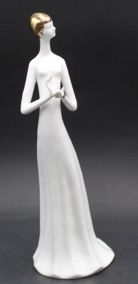 Auktion 370<br>hohe Mädchen-Figur 