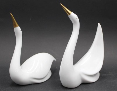 Auktion 370<br>2x Schwäne 