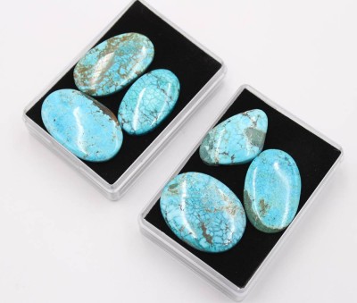 Auktion 370<br>6x div. Türkiscabuchons, ca. 335ct [1]