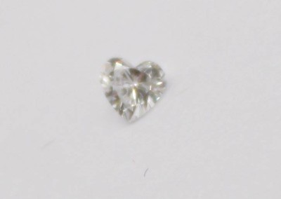 Auktion 370<br>kl. Diamant, herzschliff, F/VS, 0,15ct, Labor erstellt [1]