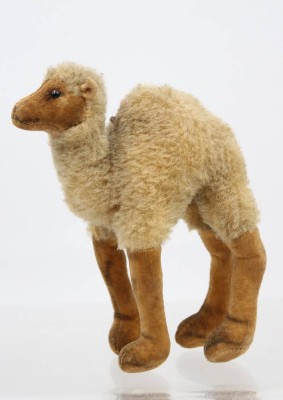 Auktion 370<br>Dromedar von Steiff, ohne Ident. , ca. H-14cm [1]