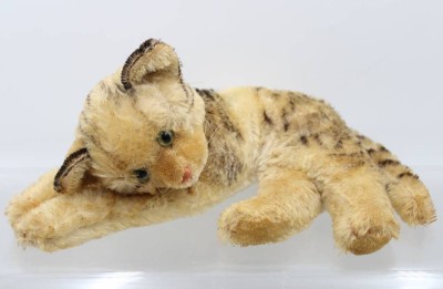 Auktion 370<br>Fiffy von Steiff, älter, ohne Ident., bespielte Erhaltung, ca. L-30cm [1]