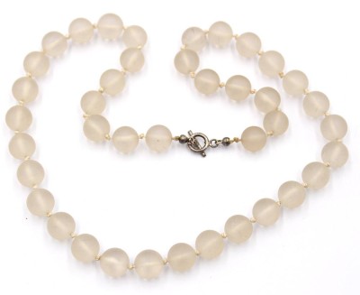 Auktion 370<br>Halskette, Silberschließe, ca. L-50cm [1]