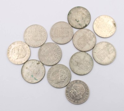 Auktion 370<br>Konvolut 1 Krona-Münzen, Schweden, 70er Jahre [1]