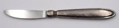 Auktion 370<br>kl. Obstmesser, Silbergriff, Dänemark 1954, L-11,5cm [1]