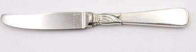 Auktion 370<br>kl. Obstmesser, Silbergriff, Dänemark , L-12,5cm [1]