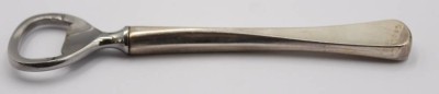 Auktion 370<br>Flaschenöffner, Silbergriff, Dänemark 1955, L-14cm [1]