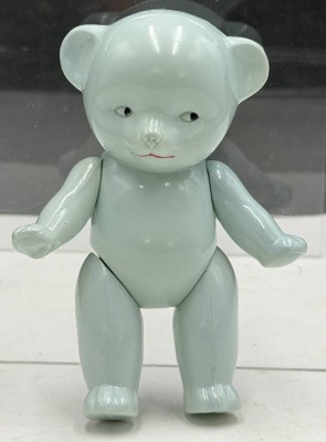 Auktion 370<br>Antike Kinder Baby Rassel-Celluloid Bär Teddy-Schildkröt-H-12 cm [1]