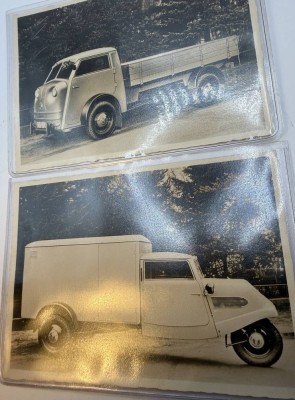 Auktion 370<br>2 Werbekarten des Harburger Tempo-Werkes für Tempo  Matador und Tempo Hanseat, a ca. 1948 [1]