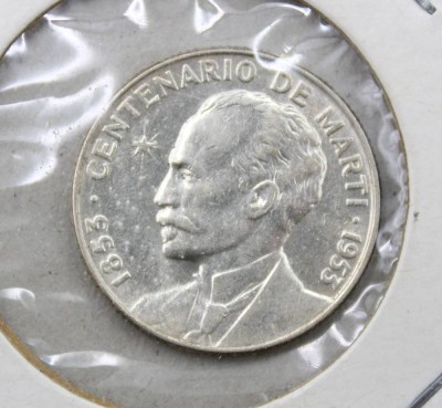 Auktion 370<br>25 Centavos Gedenkmünze von 1953 . [1]