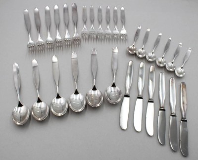 Auktion 370<br>Besteck für 6 Personen, Martin/Wilkens, Esslöffel von Wilkens, 90er Auflage [1]