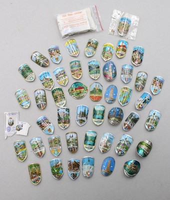 Auktion 370<br>Konvolut-Wanderstock-Schilder, neuwertig [1]