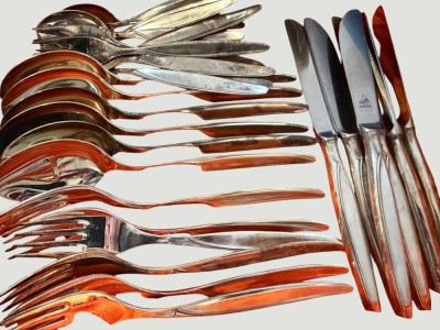 Auktion 370<br>30 tg. versilbertes Besteck 