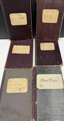 Auktion 370<br>6x grosse Seefahrtsbücher, Kaiserreich vor 1914 [1]