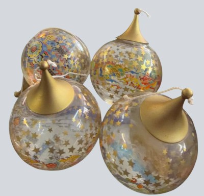 Auktion 370<br>4x Jahreskugeln von Rosenthal, 1990-Nepal,19912-Persien, 1993-China, 1x ohne Jahreszahl? [1]