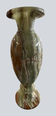 Auktion 370<br>hohe Onyx Vase, H-30 cm [1]