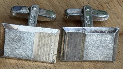 Auktion 371<br>Paar Manchettenknöpfe, Silber-925-, 14 gr [1]
