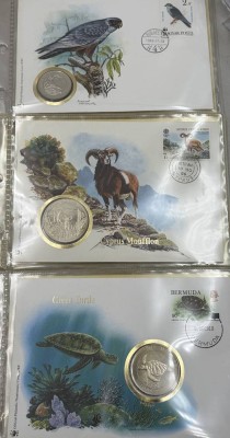 Auktion 371<br>107 Briefumschläge vom WWF mit Tiermotiven, 3xNumisbriefe mit Tiermotiven [1]