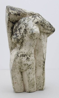 Auktion 371<br>Anne-Gret Winkler (1944 - 2018), moderne Skulptur, Steinzeug, ca. H-35cm B-16cm [1]