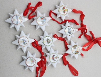 Auktion 371<br>9x div. Weihnachtssterne 