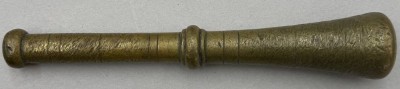 Auktion 371<br>altes, massives Bronze Pistell (Stößel), wohl 18.Jhd., 20 cm [1]