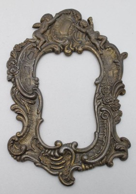 Auktion 371<br>Rahmen im franz. Stil, Metallguss, ca. 38,5 x 26cm [1]