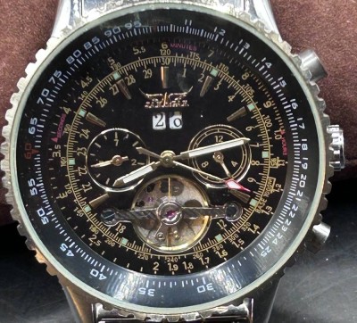 Auktion 371<br>gr. Automatik Herrenarmbanduhr, 