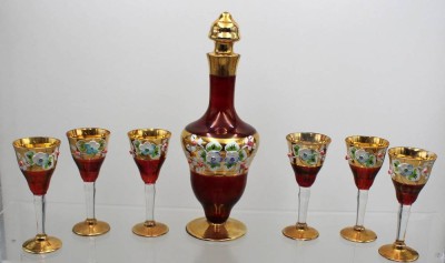 Auktion 371<br>Likörset, wohl Italien, 