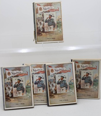 Auktion 371<br>5x Kalender des Deutschen Flotten-Vereins, 1915-19, Altersspuren [1]