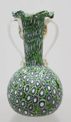 Auktion 371<br>Henkelvase, Fratelli Toso aus Murano, Italien, 60er Jahre, ca. H-13cm [1]