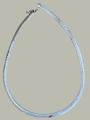 Auktion 371<br>Silber Halskette-835-, L-ca. 43 cm, 35,6 gr., Sicherheitsacht [1]