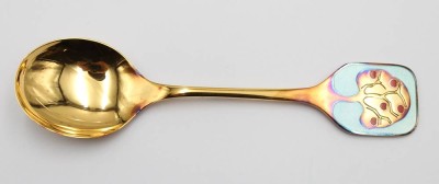 Auktion 371<br>Jahreslöffel, Robbe & Berking, 1982, 925er Silber, 61,5gr., L-17,5cm [1]