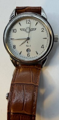 Auktion 371<br>Quartz Herren Armbanduhr Singer Nr. 1 , gut erhalten, nicht geprüft [1]