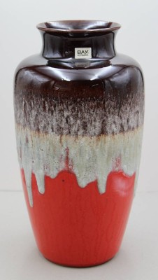 Auktion 371<br>Keramikvase von Bay Keramik im Fat-Lava-Stil, 70er Jahre, H-49,5cm [1]