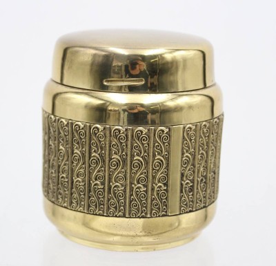Auktion 371<br>Zigarettenspender aus Messing von Erhard & Söhne, 60er Jahre, ca. H-9,5cm [1]