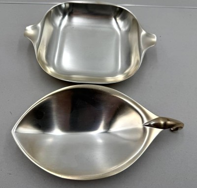 Auktion 371<br>2x versilberte Anbietschalen von 