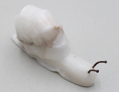 Auktion 371<br>Schnecke, Onyx, ca. H-14,5cm L-28,5cm [1]