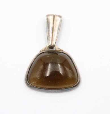 Auktion 371<br>835er Silber-Anhänger, Rauchquarz, zus. 9,7gr., L-3,5cm [1]