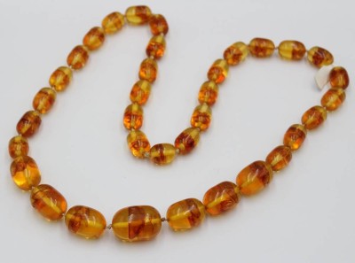Auktion 371<br>Halskette, Resin/Bernstein, endlos [1]
